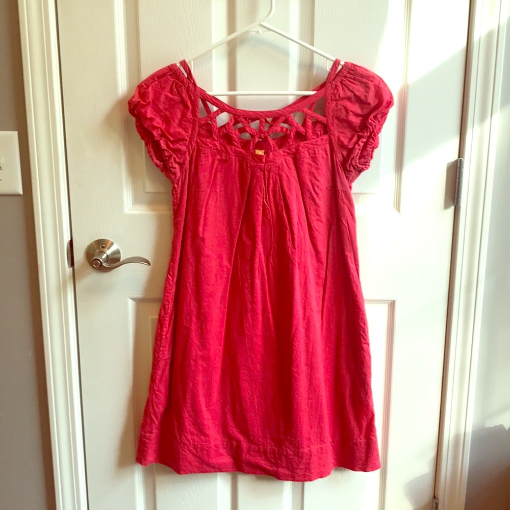 Coral Anthro dress